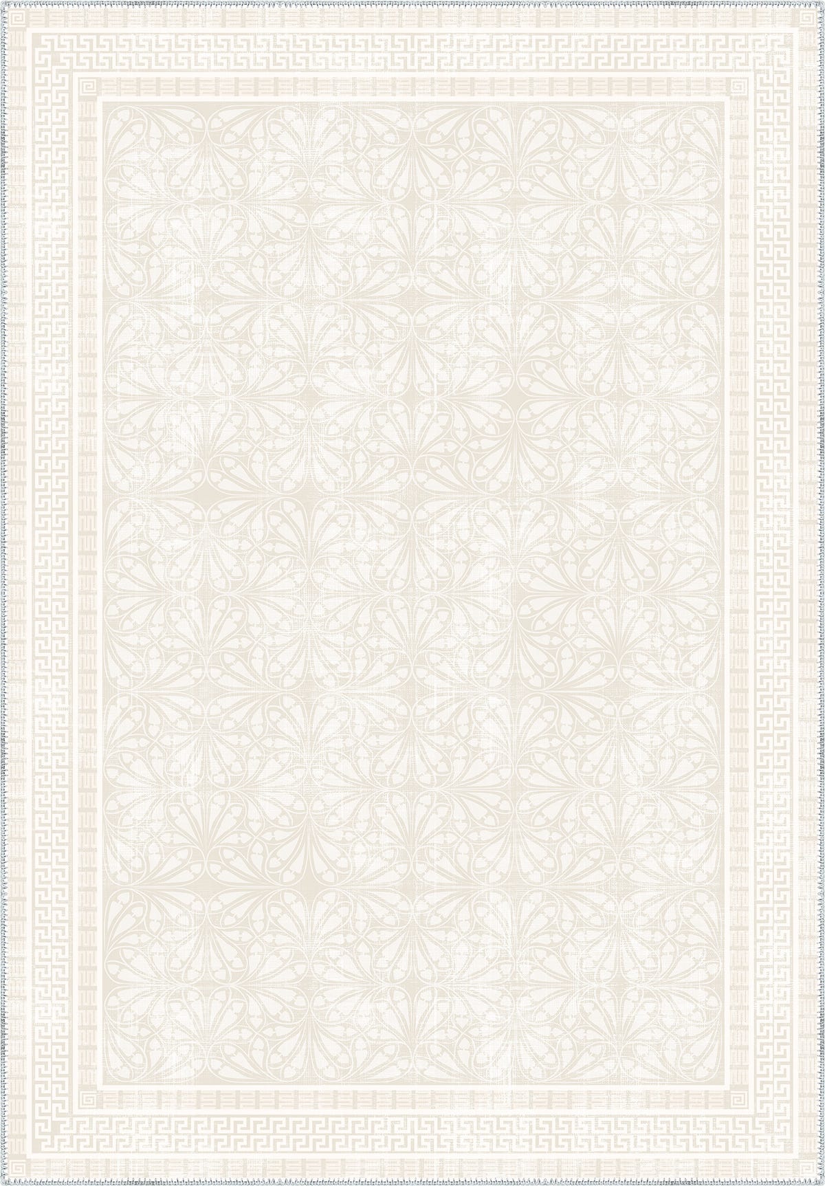 Alexis Bordered Cream Rug