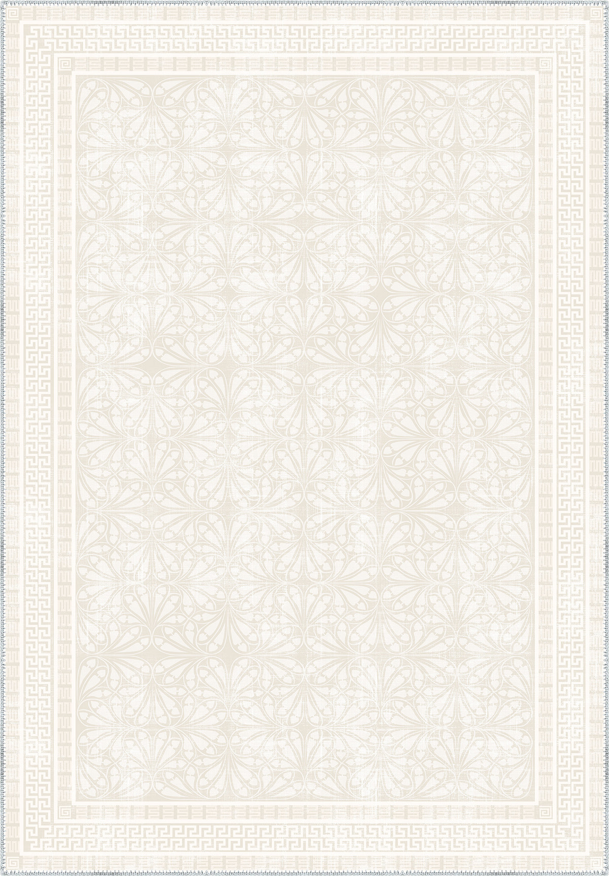 Alexis Bordered Cream Rug