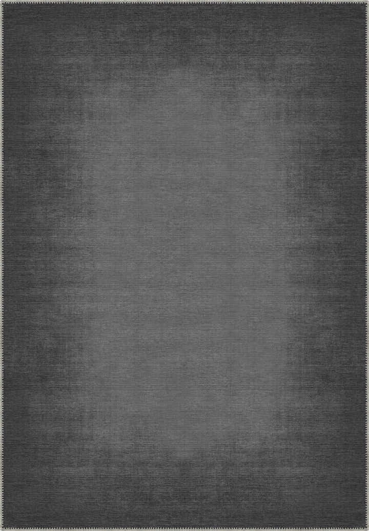 Olivia Grey Bordered Washable Rug