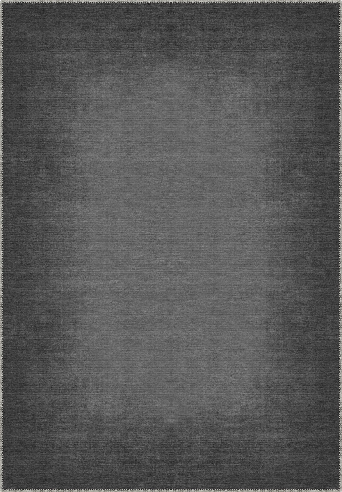 Olivia Grey Bordered Washable Rug