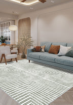 Kylie Striped Modern Rug - Green