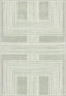 Charles Sage Green Minimalist Rug