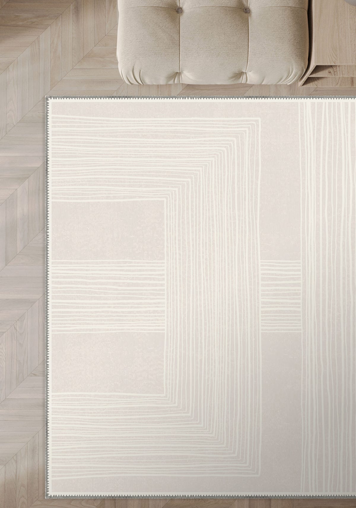 Charles Cream Scandinavian Rug
