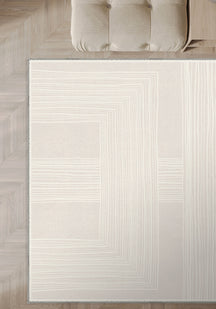 Charles Cream Scandinavian Rug