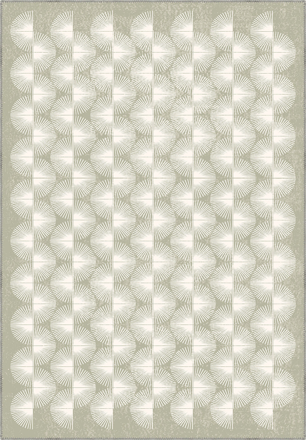 Elysandra Sage Green Geometric Rug