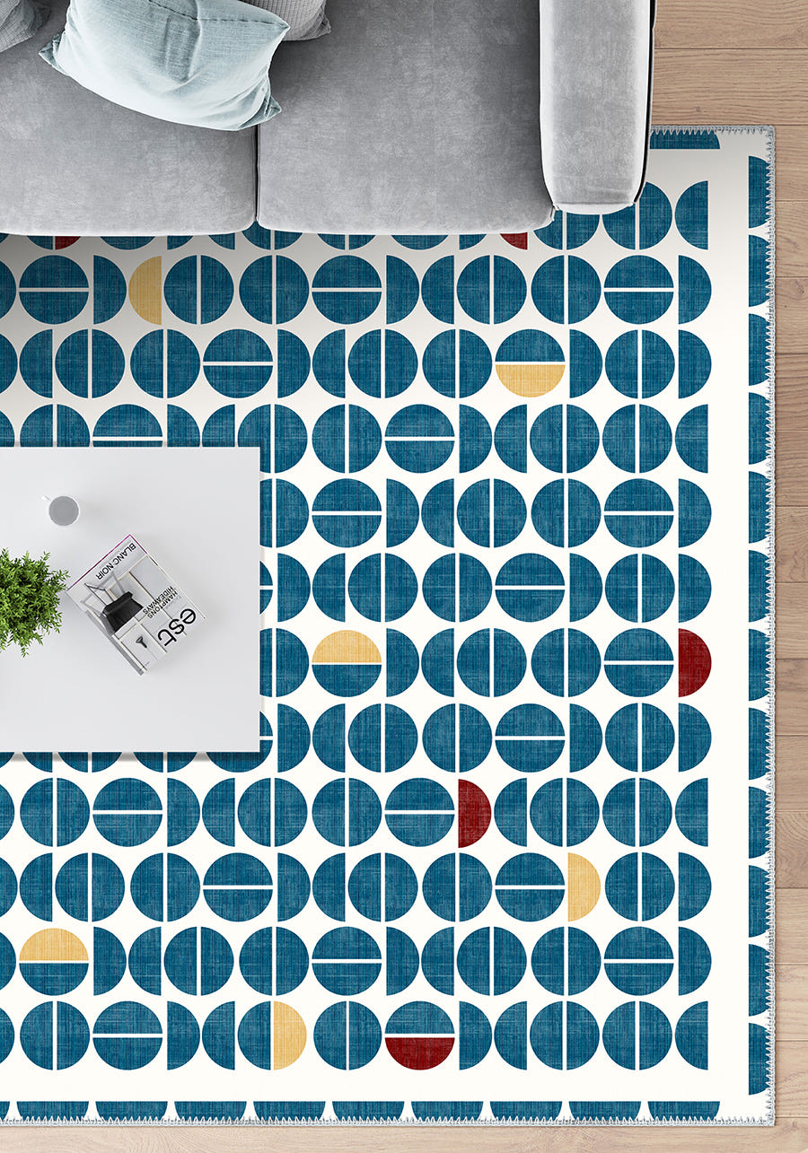 Lucas Colourful Washable Rug