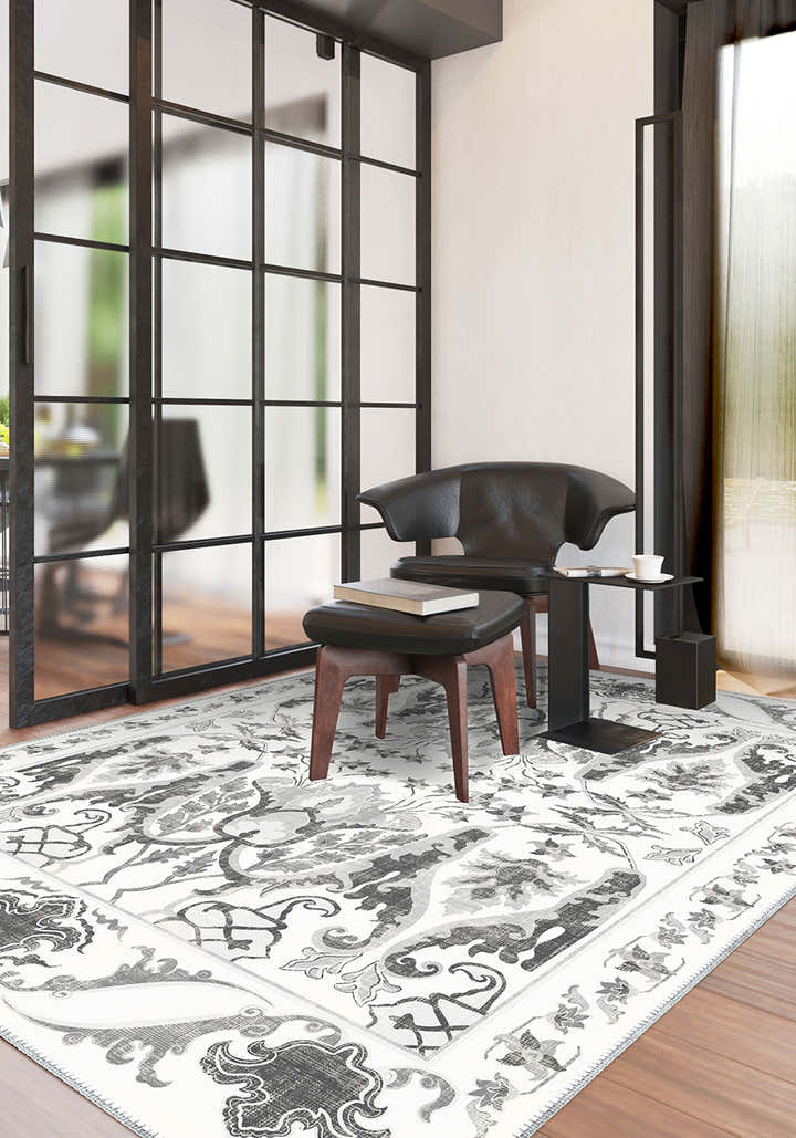 Henry Grey Boho Rug