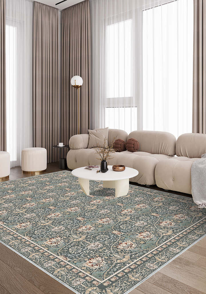 Zachary Green Vintage Rug