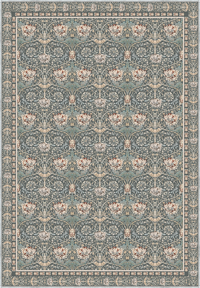 Zachary Green Vintage Rug