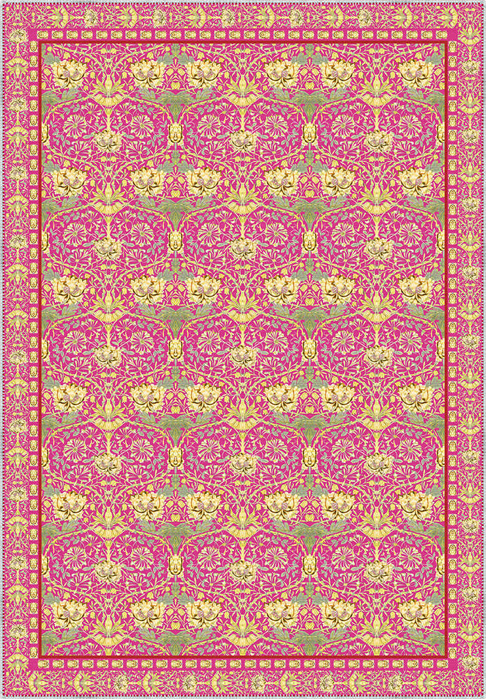Zachary Vintage Pink Rug