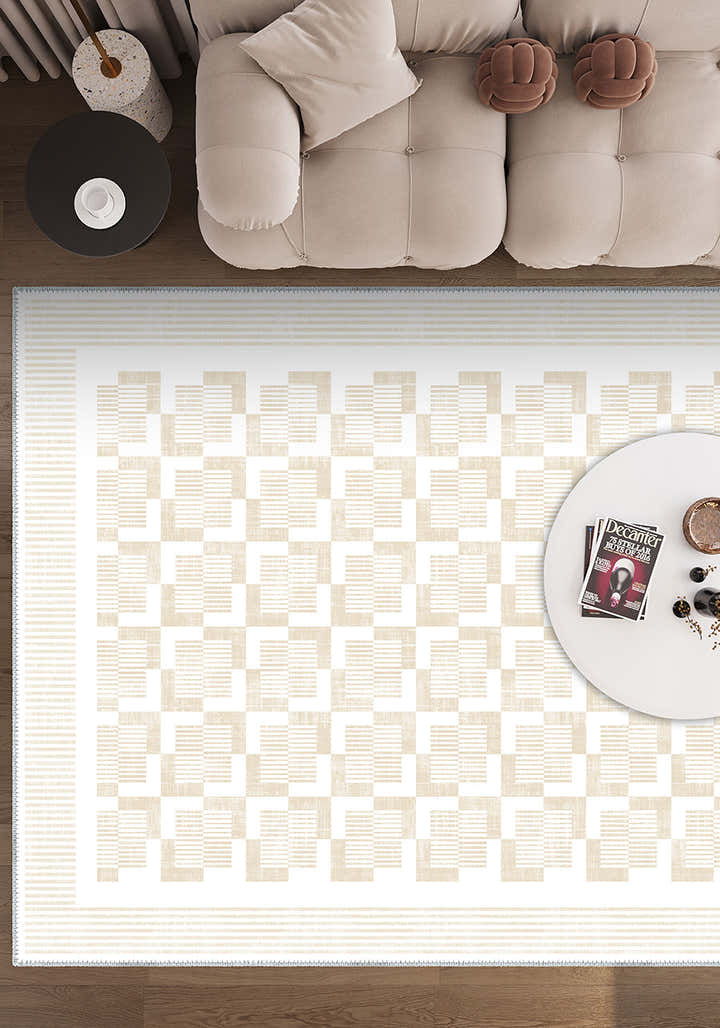 Berylle Cream Striped Rug