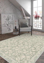 Minora Floral Sage Green Rug