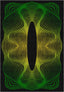 Optio Black Green Futuristic Rug