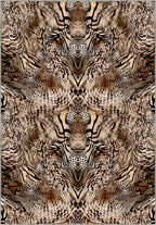 Sarana Animal Print Washable Rug