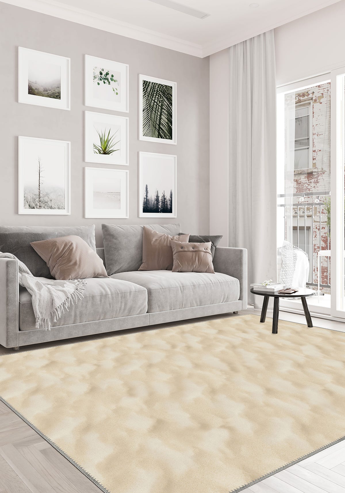 Calypso Beach Inspired Coastal Rug
