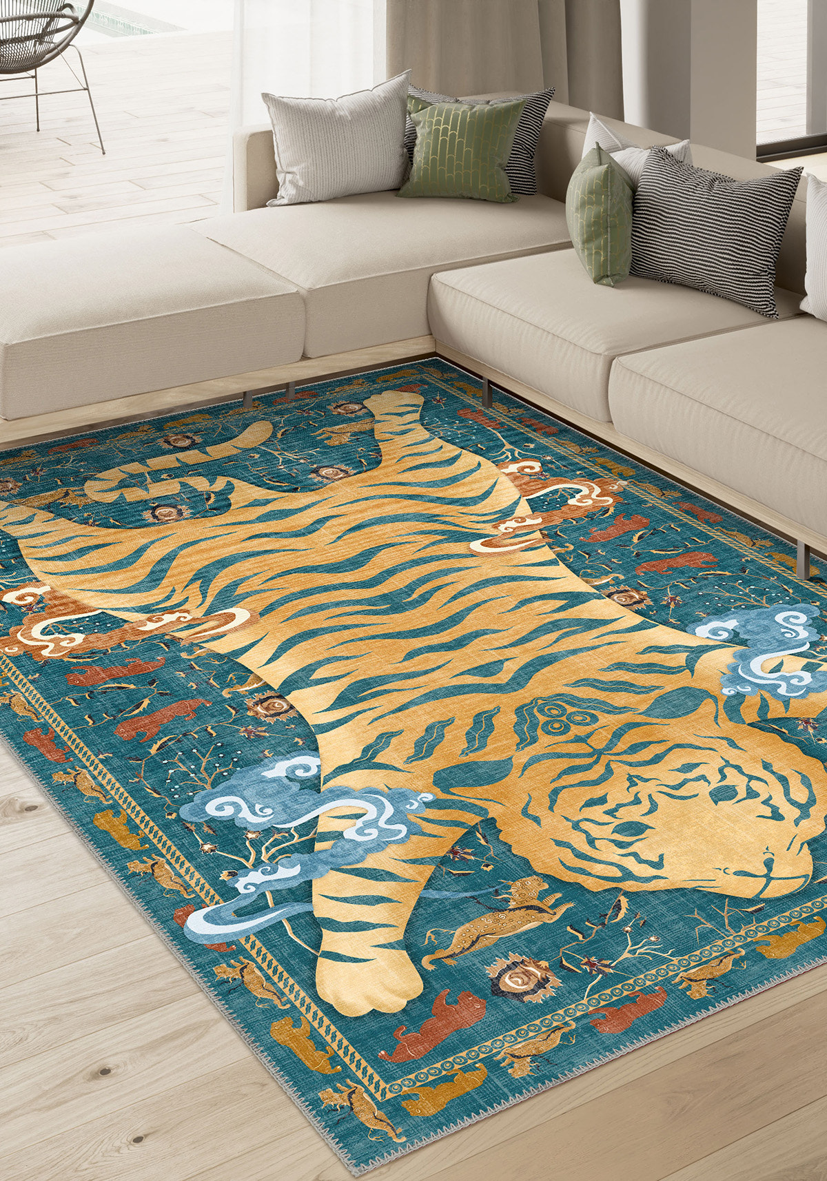 Tashi Tibetan Tiger Asiatic Rug
