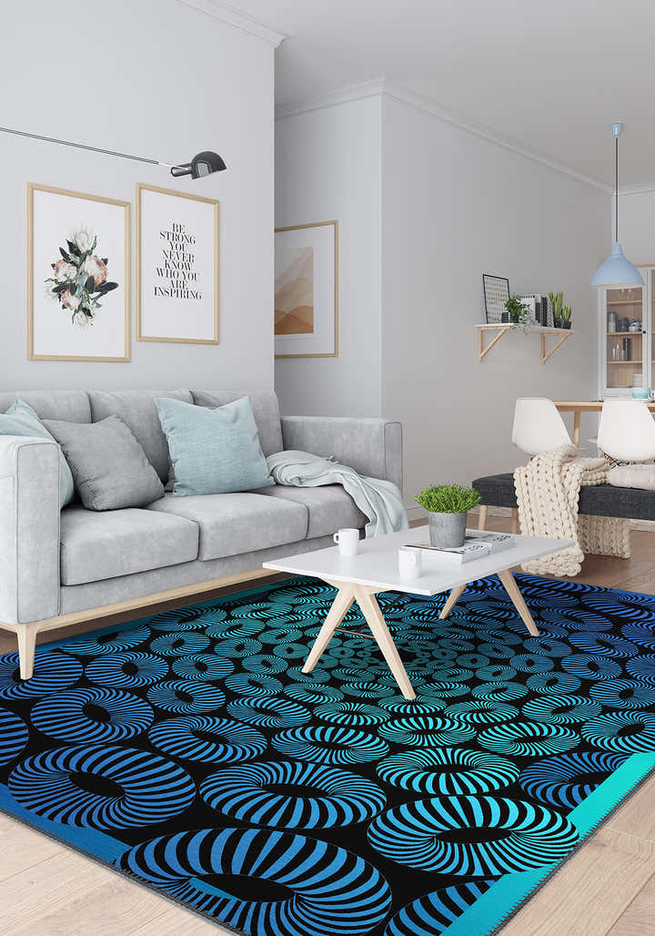 Lorelai Optical Art 3D Rug