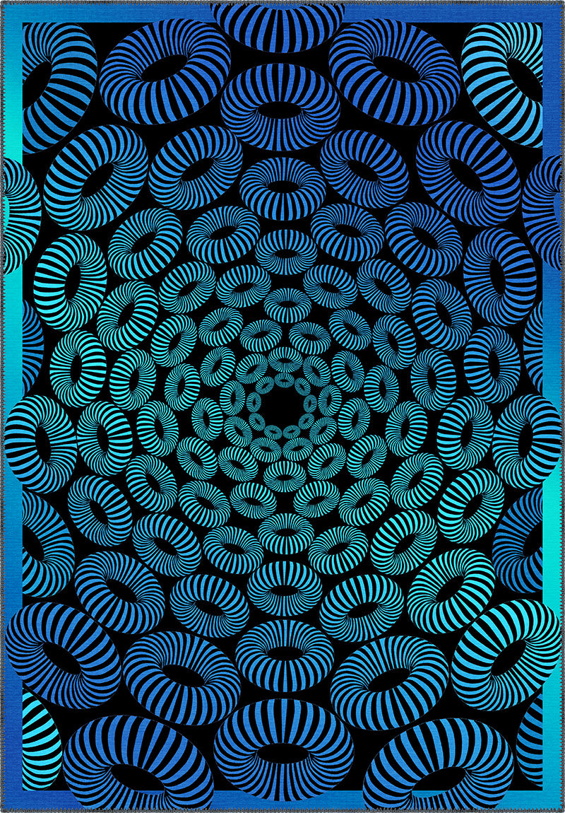Lorelai Optical Art 3D Rug