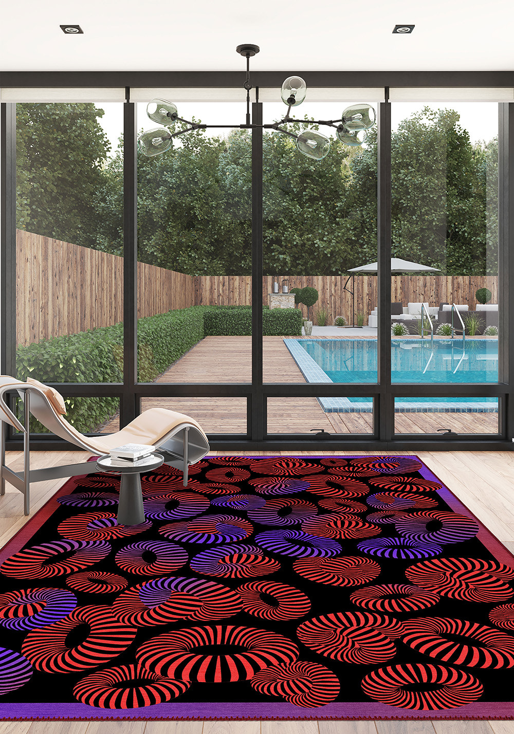 Lorelai Colourful 3D Rug