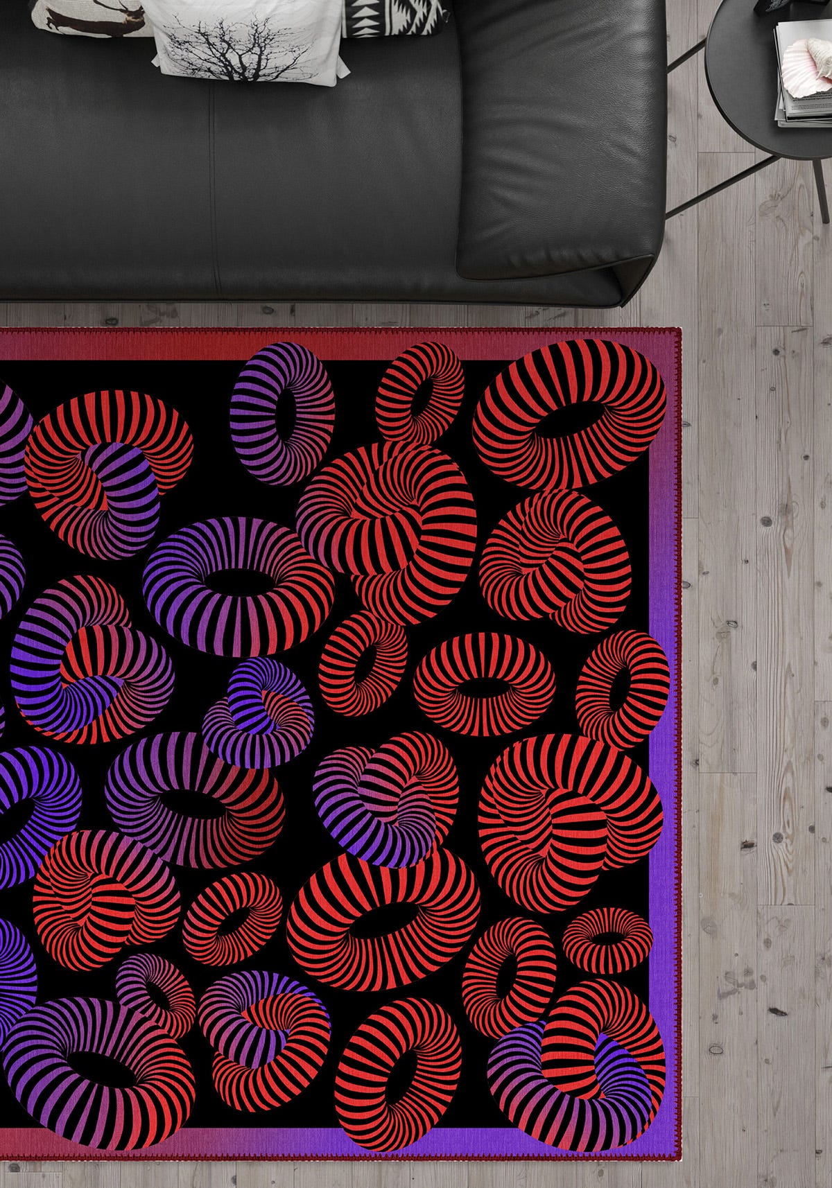 Lorelai Colourful 3D Rug