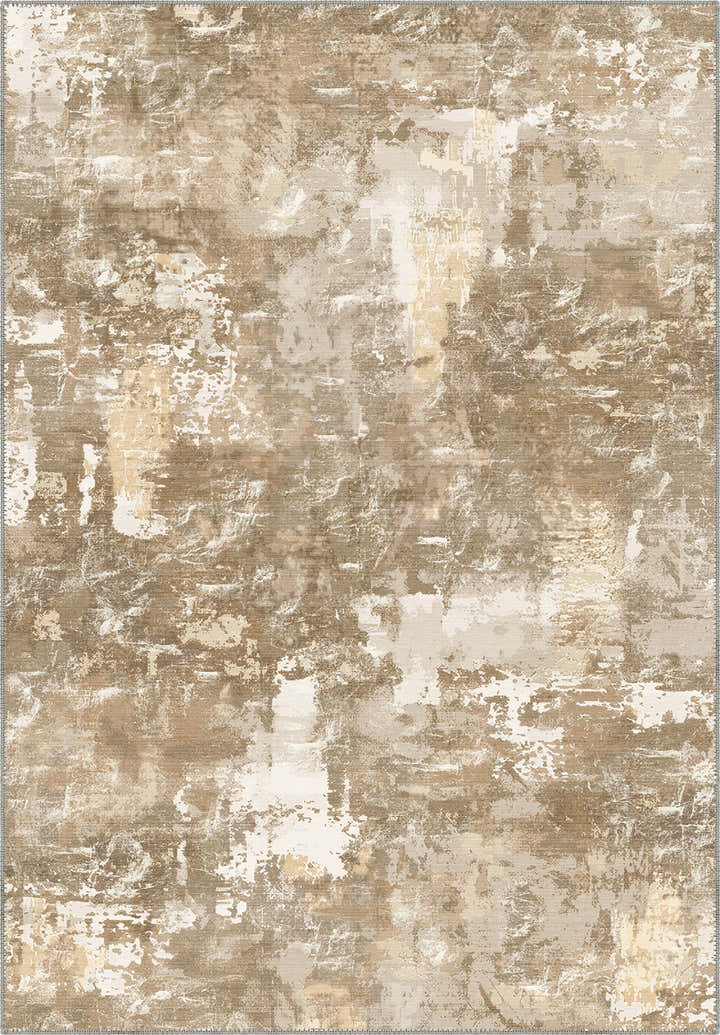 Matthew Light Brown Washable Rug
