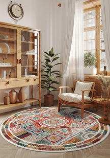 Zahara Colorful Mamluk Rug