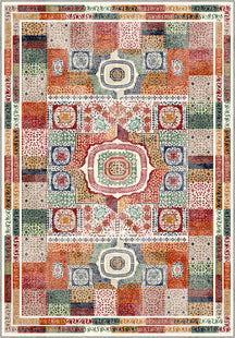 Zahara Colorful Mamluk Rug