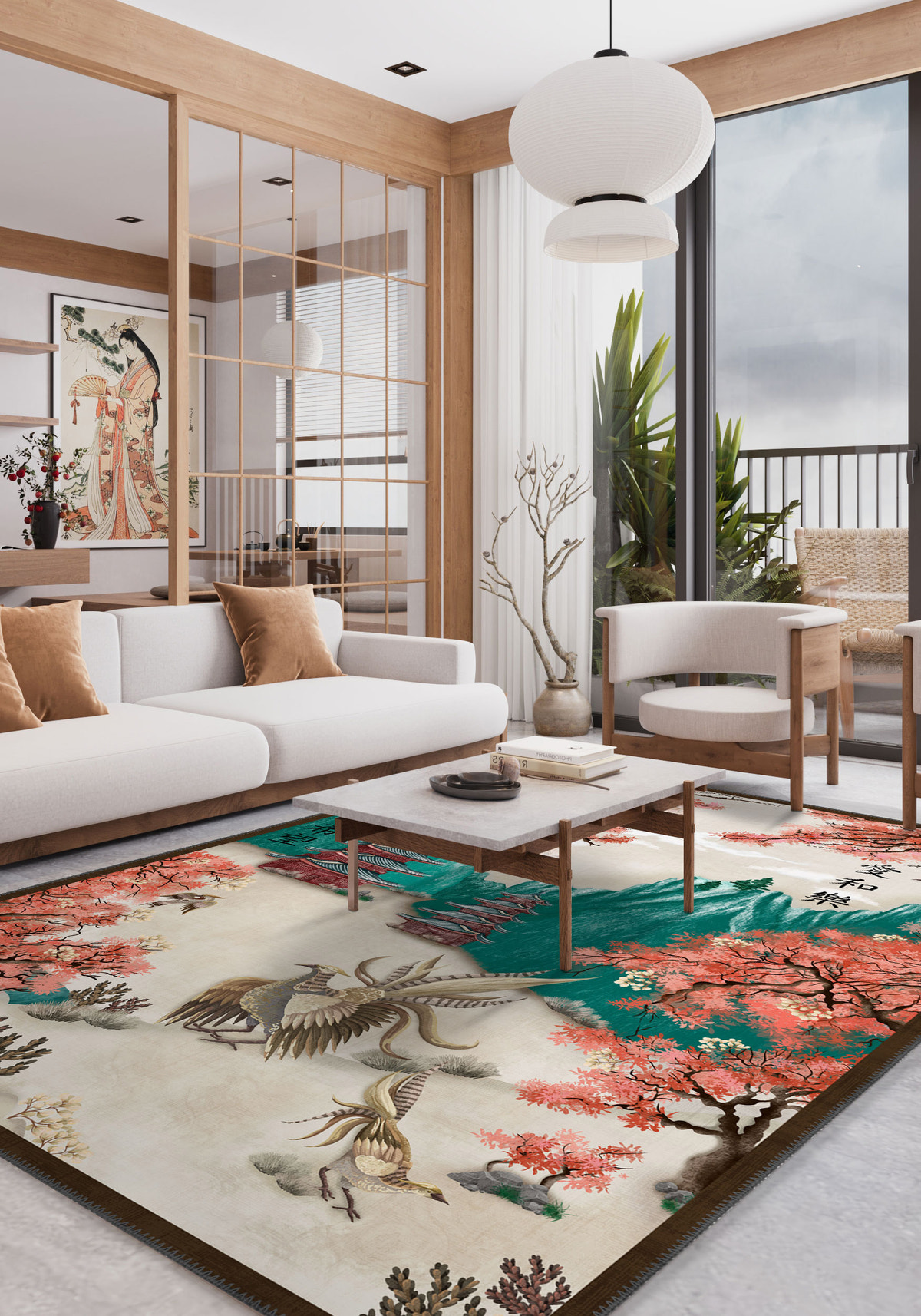 Hanami Japanese Rug
