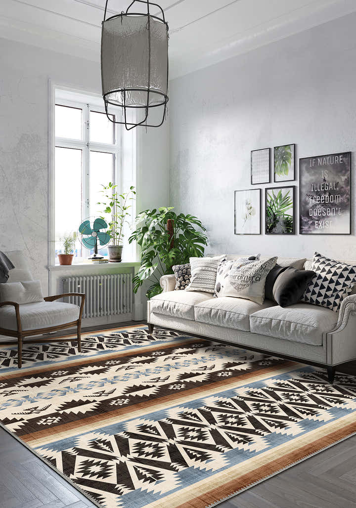 Nakoa Earthy Tribal Rug