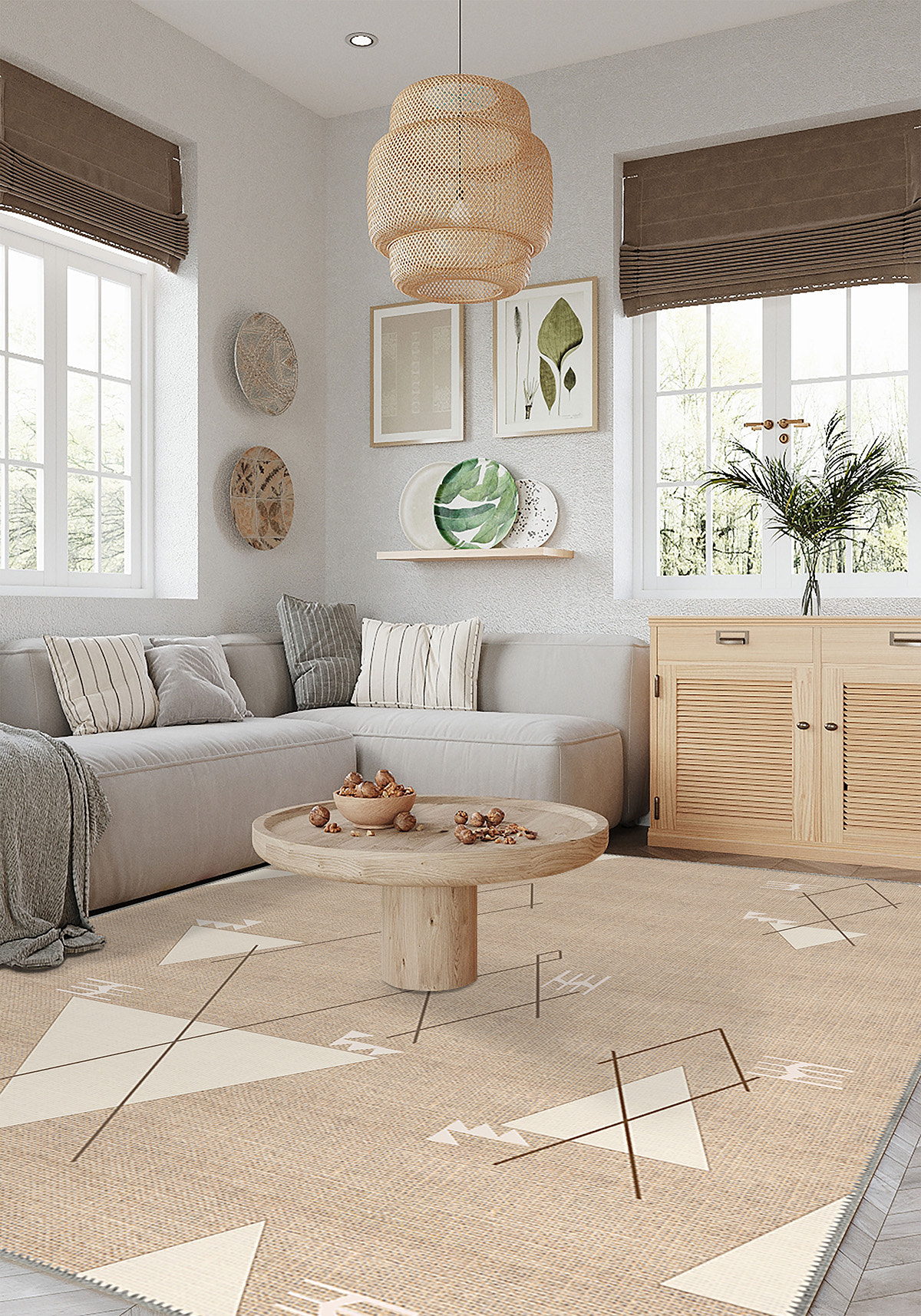 Beni Ourain Redesigned Berber Rug