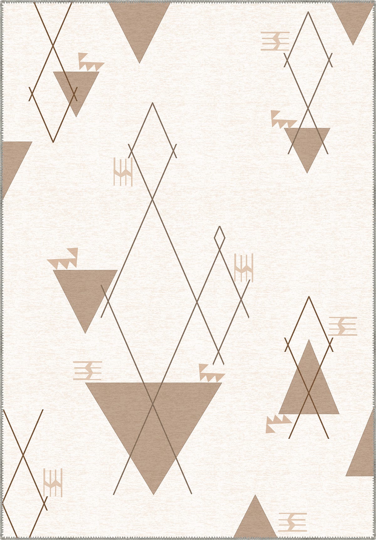 Beni Ourain Cream Japandi Rug