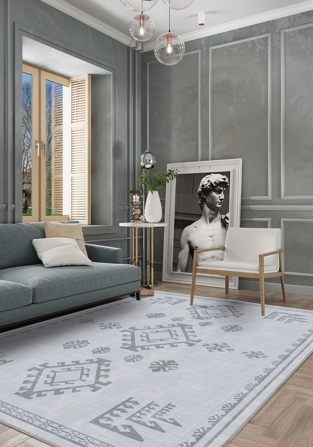 Lina Scandinavian Rug