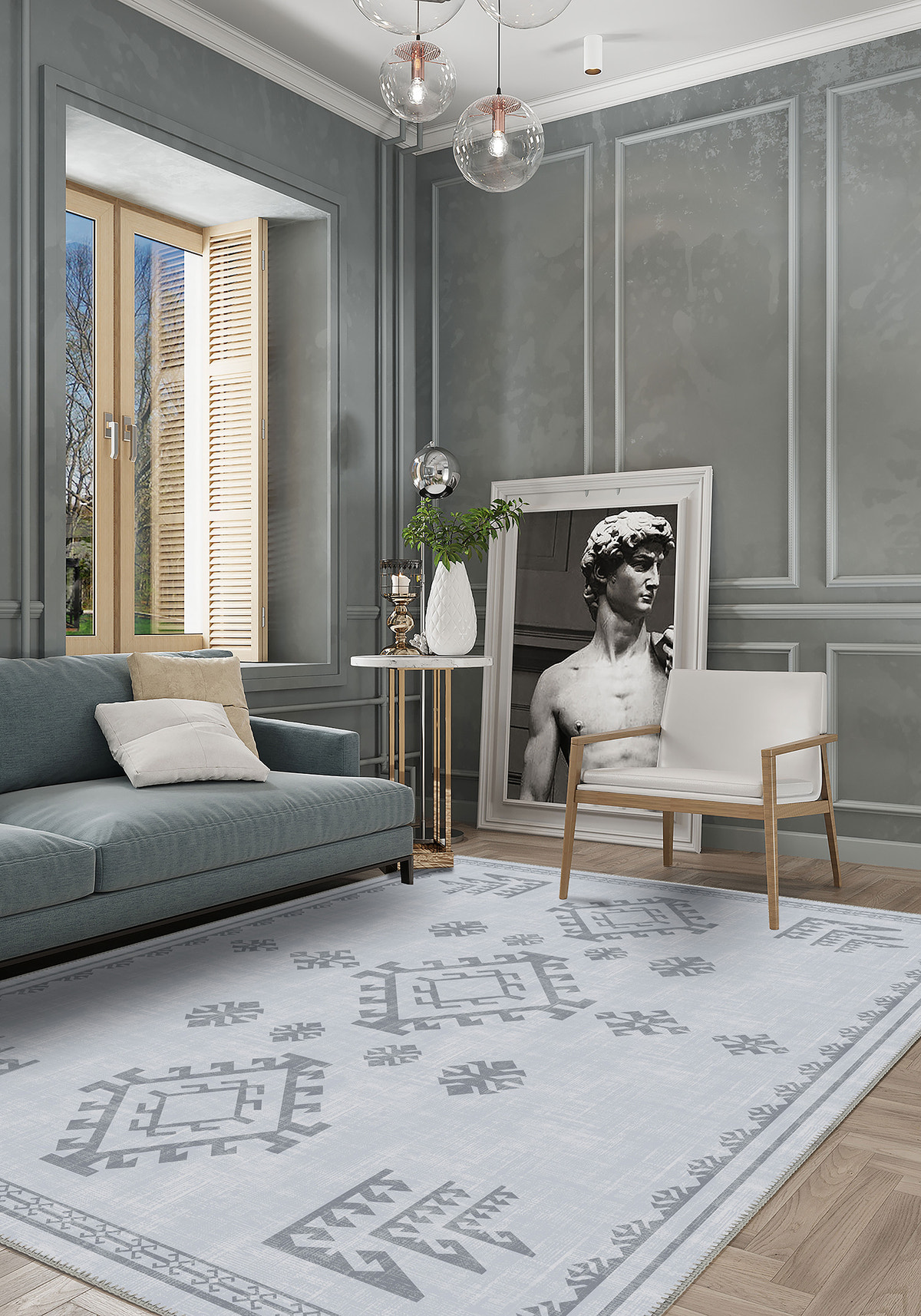 Lina Scandinavian Rug