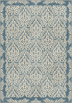 Odessa Blue Damask Rug