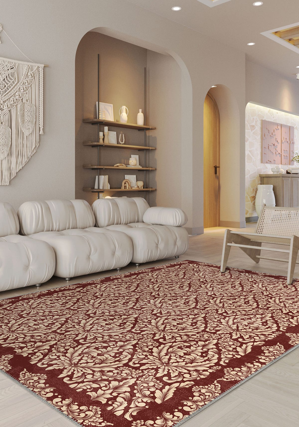 Odessa Terracotta Baroque Rug