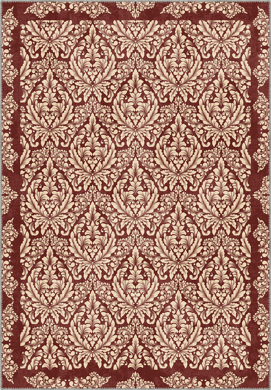 Odessa Terracotta Baroque Rug
