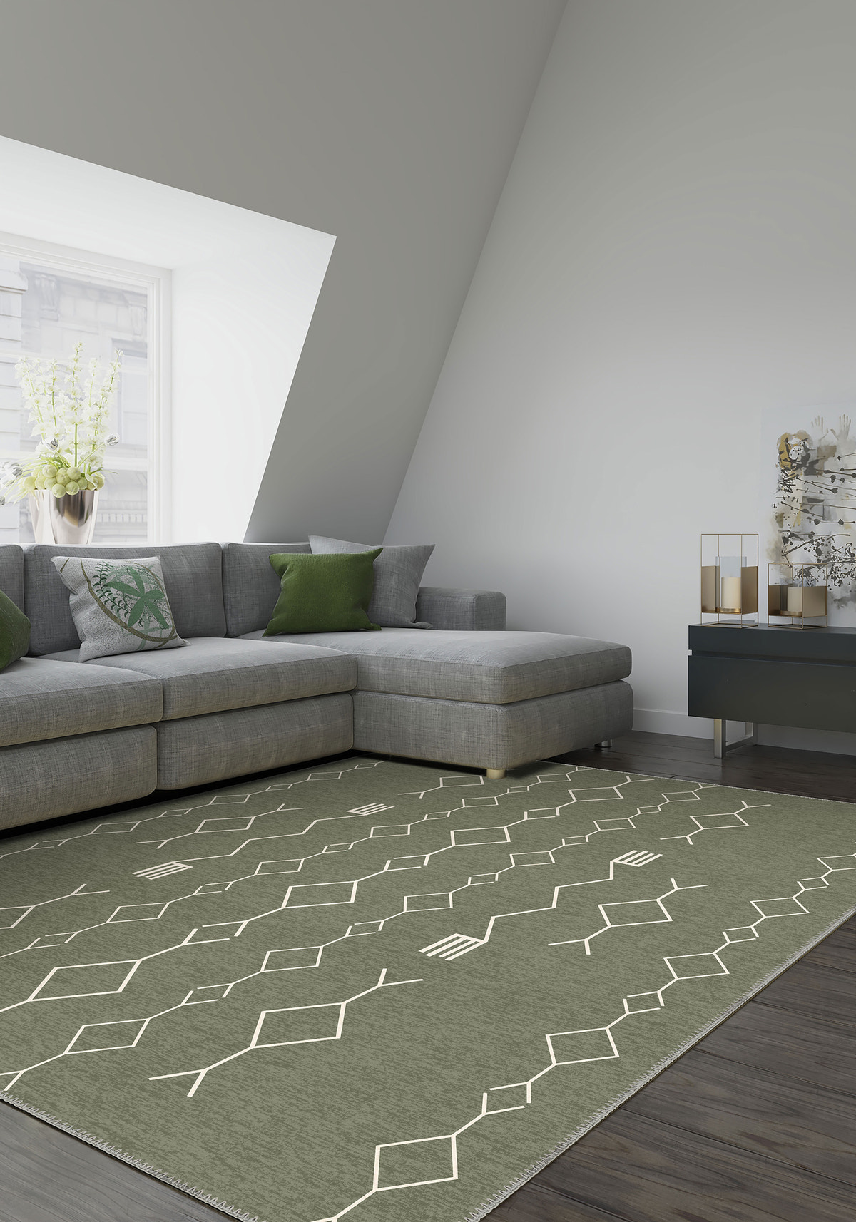 Sage green berber rug for living room 