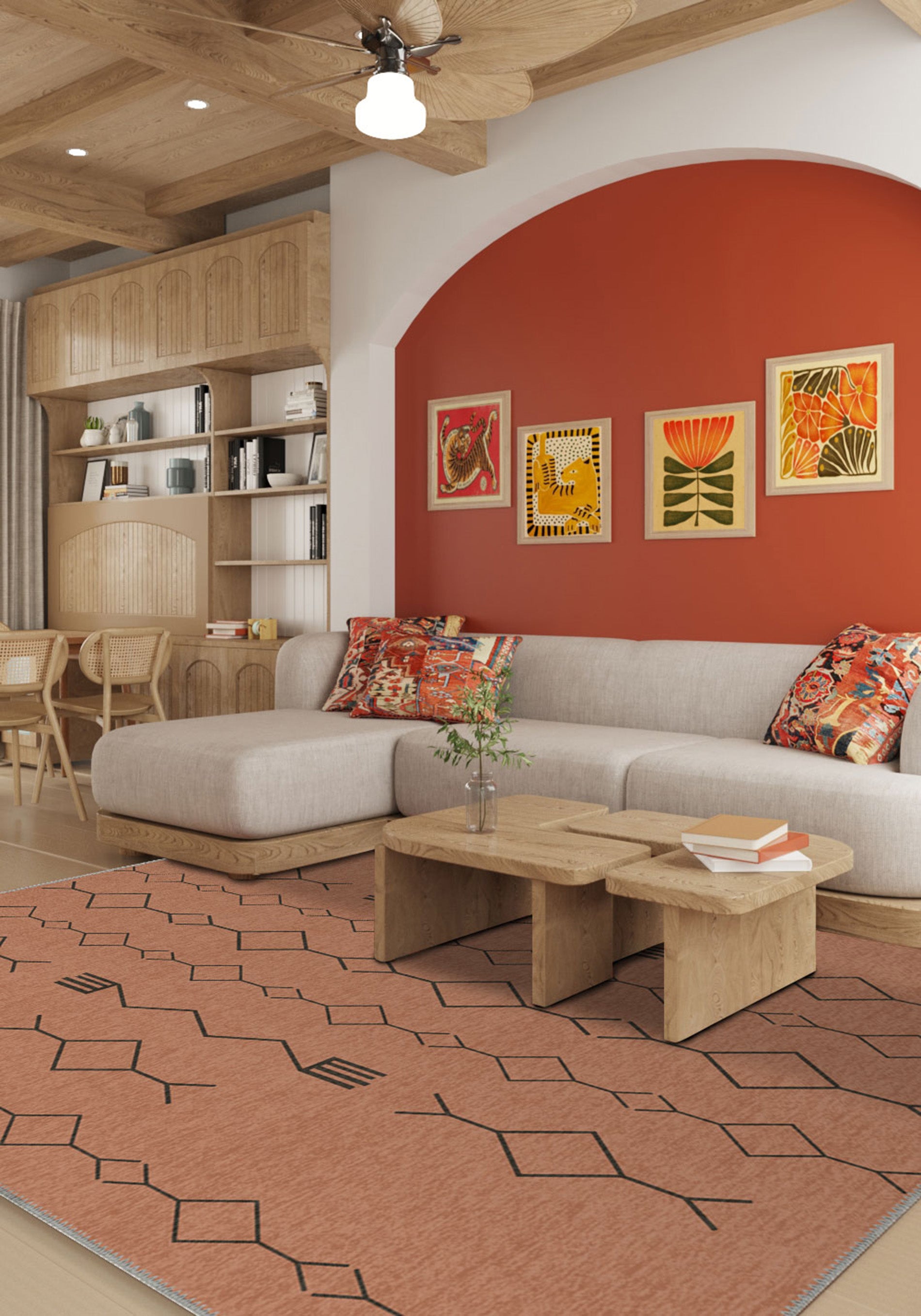 Nira Terracotta Berber Rug