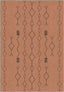 Terracotta berber rug