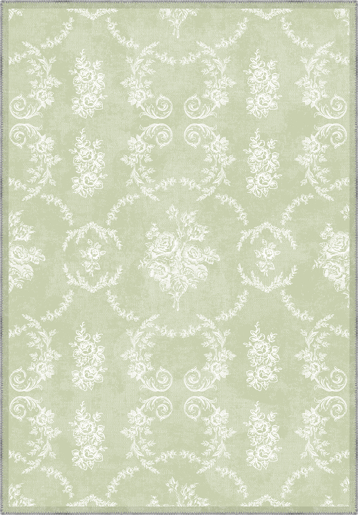 Colette Sage Green Farmhouse Rug