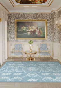 Colette Blue Farmhouse Rug