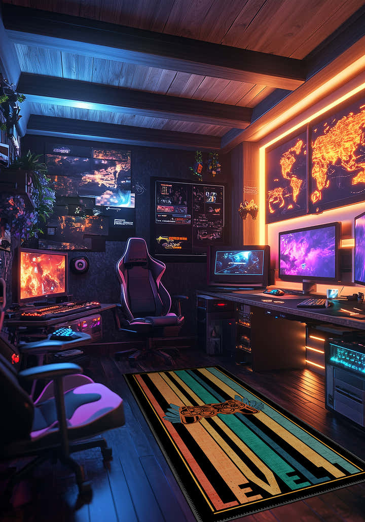 Darius Retro Gamer Rug