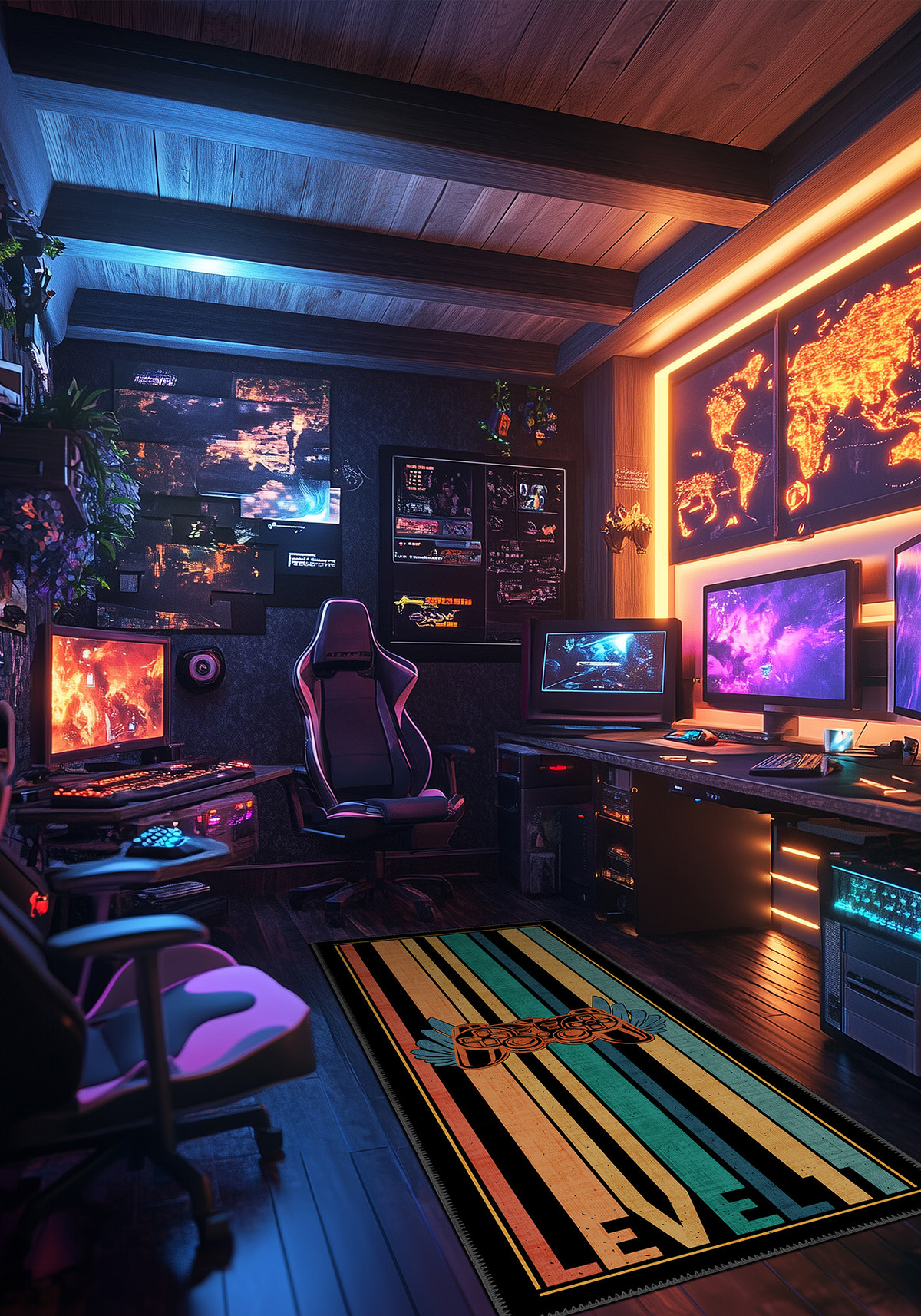Darius Retro Gamer Rug