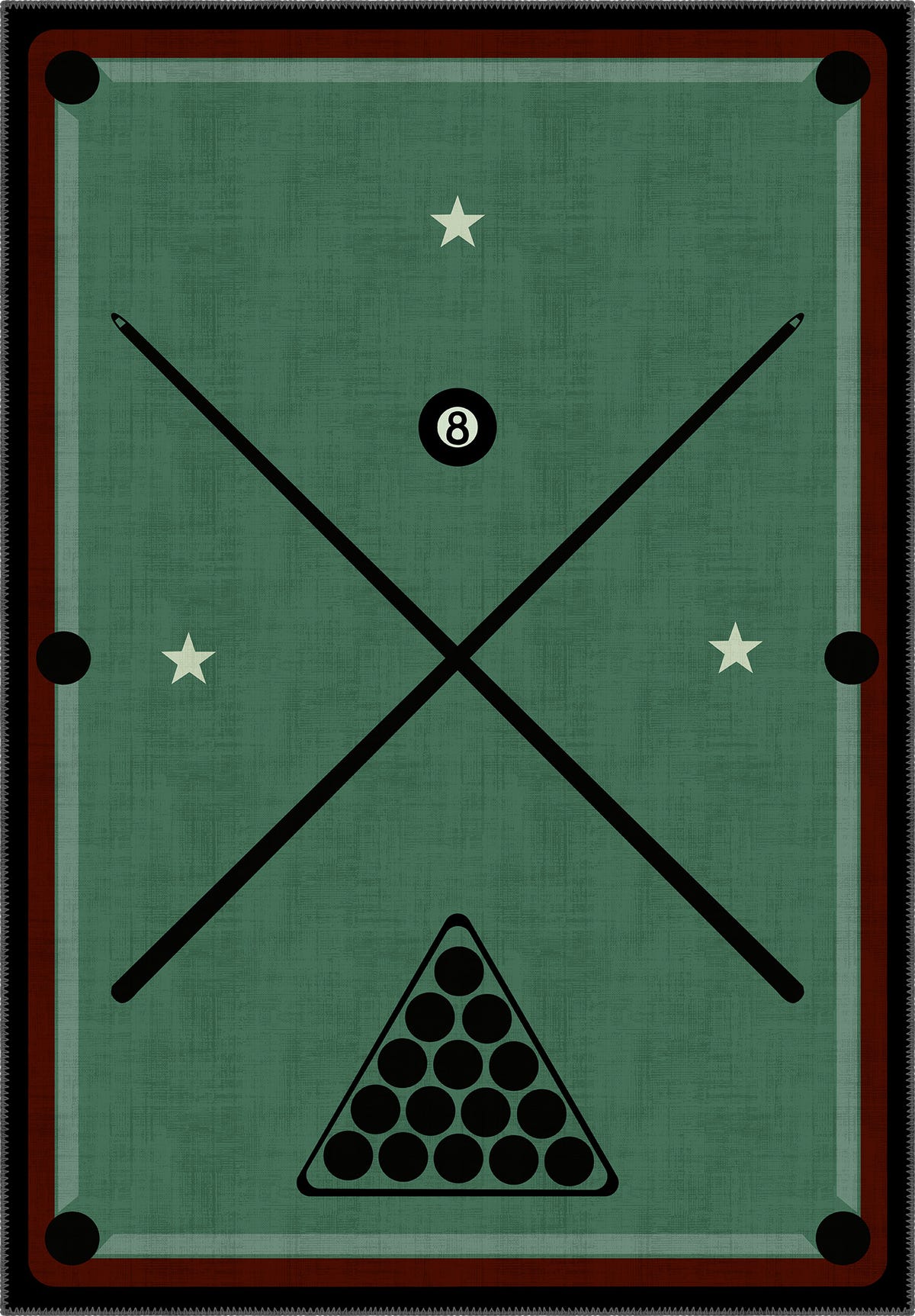 Orion 8 Ball Rug
