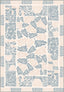 Pastel floral rug