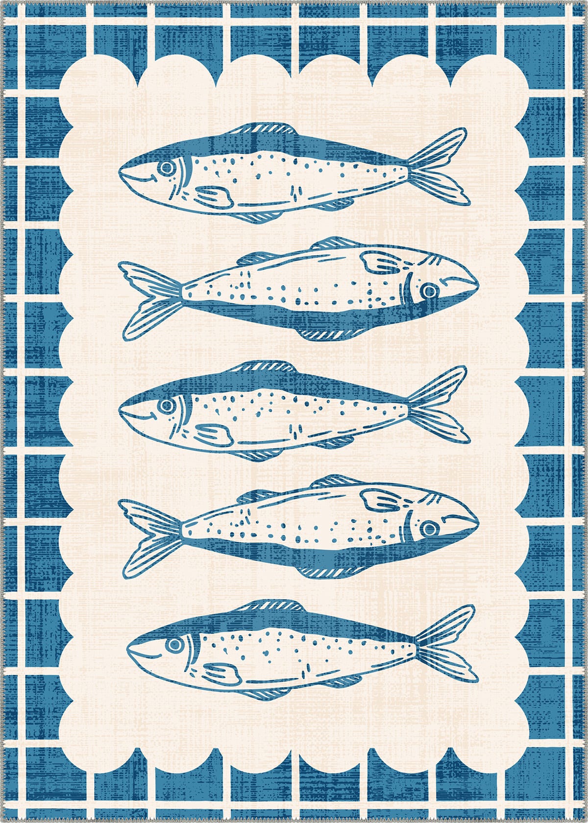 Washable Fish Bath Mat