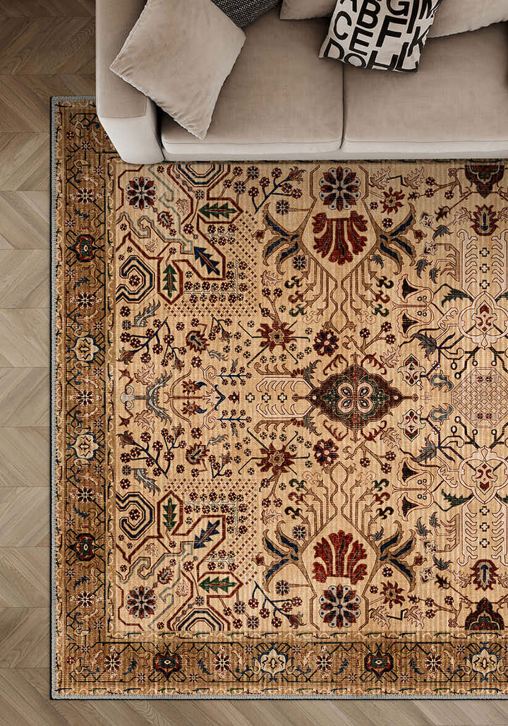 Kairo Warm Beige Persian Rug