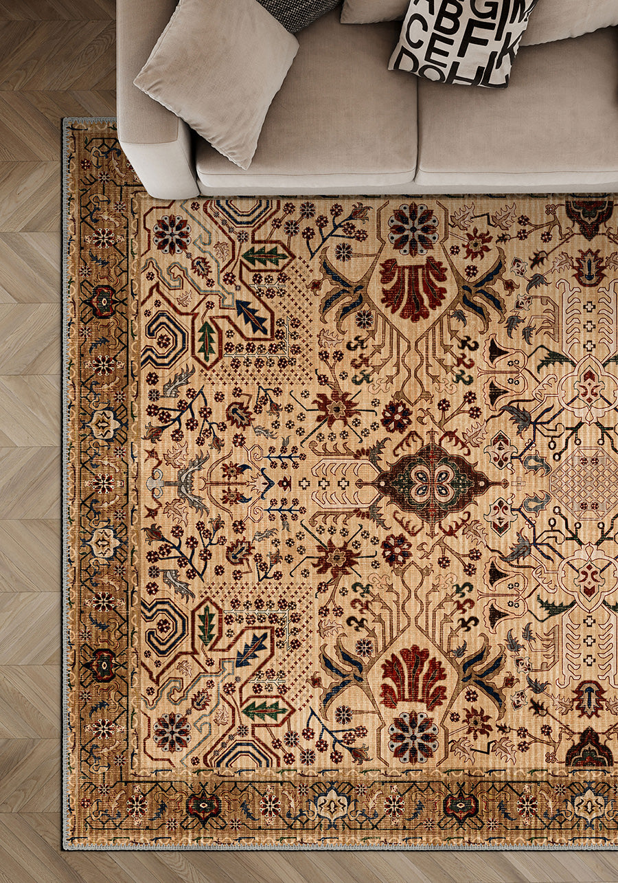 Kairo Warm Beige Persian Rug