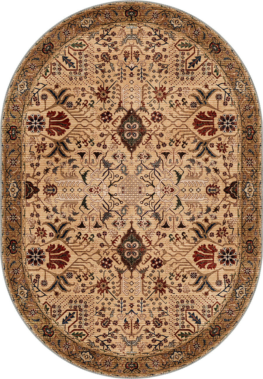 Kairo Warm Beige Persian Rug