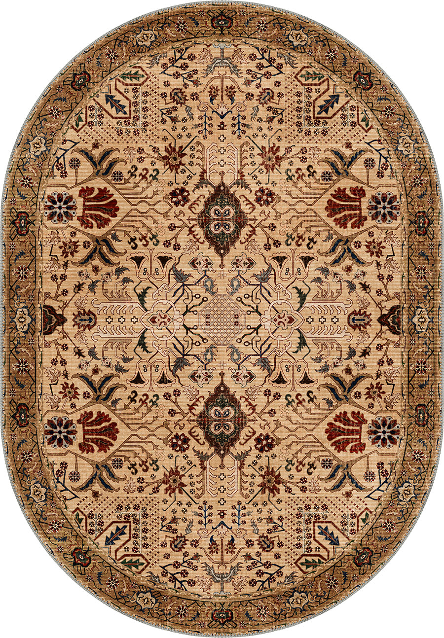 Kairo Warm Beige Persian Rug